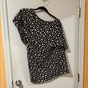 Polka Dot Black and White Women's Dress